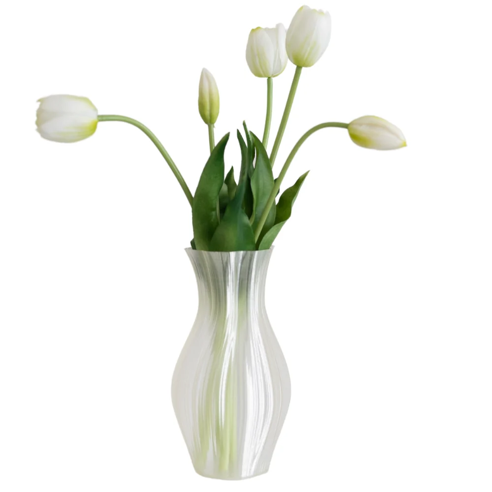 BLOOM OBJECTS  Kunstig Tulipan buket - hvid