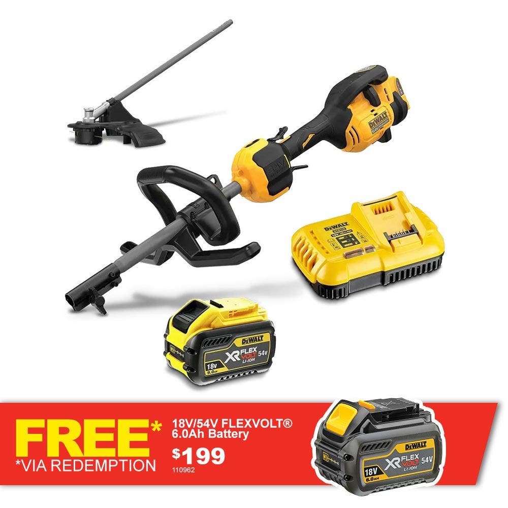 Kit de motor sem escova DEWALT 54V XR Flexvolt 1 x 9,0Ah DCMAS5713X1-XE