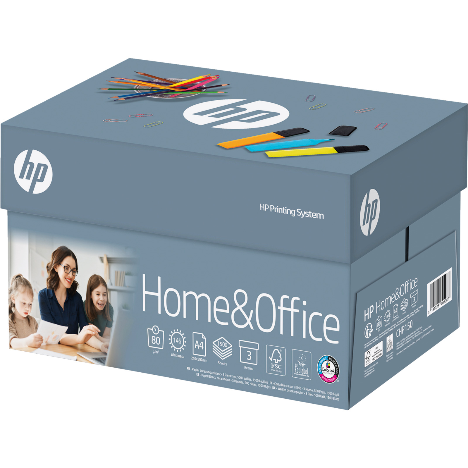 HP Kopierpapier A4 80 g FSC, 1500 Blatt