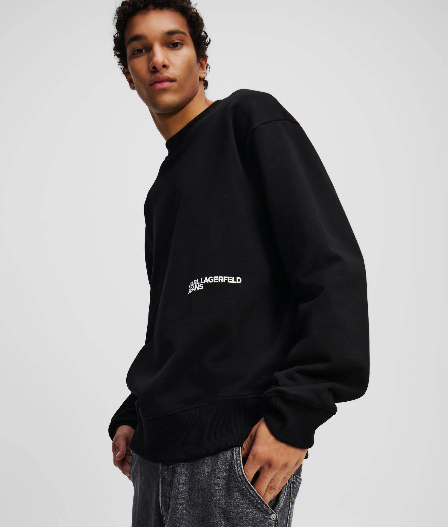 SWEAT-SHIRT AVEC MONOGRAMME SHIBORI - Noir
