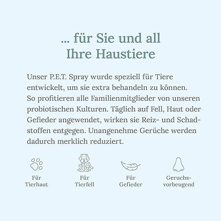 betterair P.E.T. Spray - probiotische Pflege für Fell und Gefieder