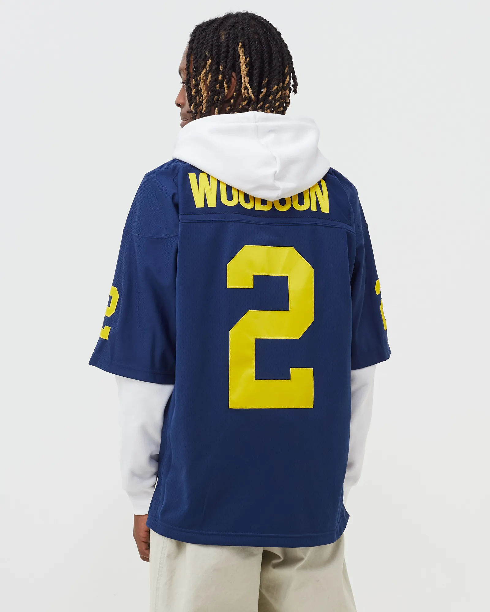 Mitchell & Ness NFL DARK JERSEY UNIVERSITY MICHIGAN 1997 CHARLES WOODSON #2
