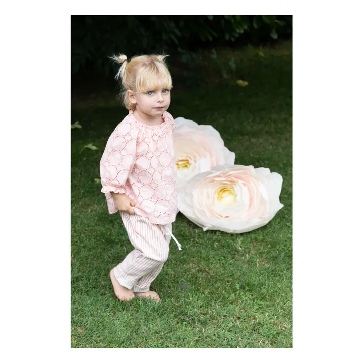 Zhoe & Tobiah Blouse Ajourée | Rose pâle