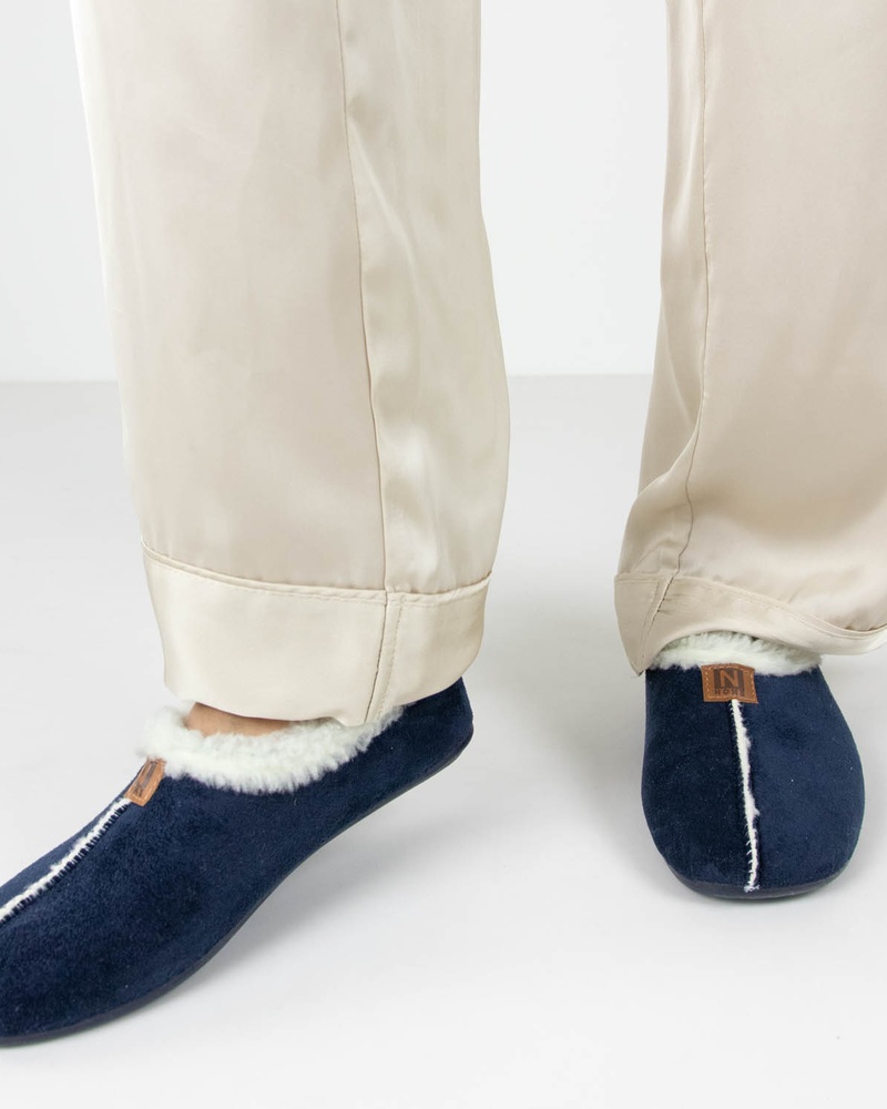 Nelson Home Pantoffels  - blauw