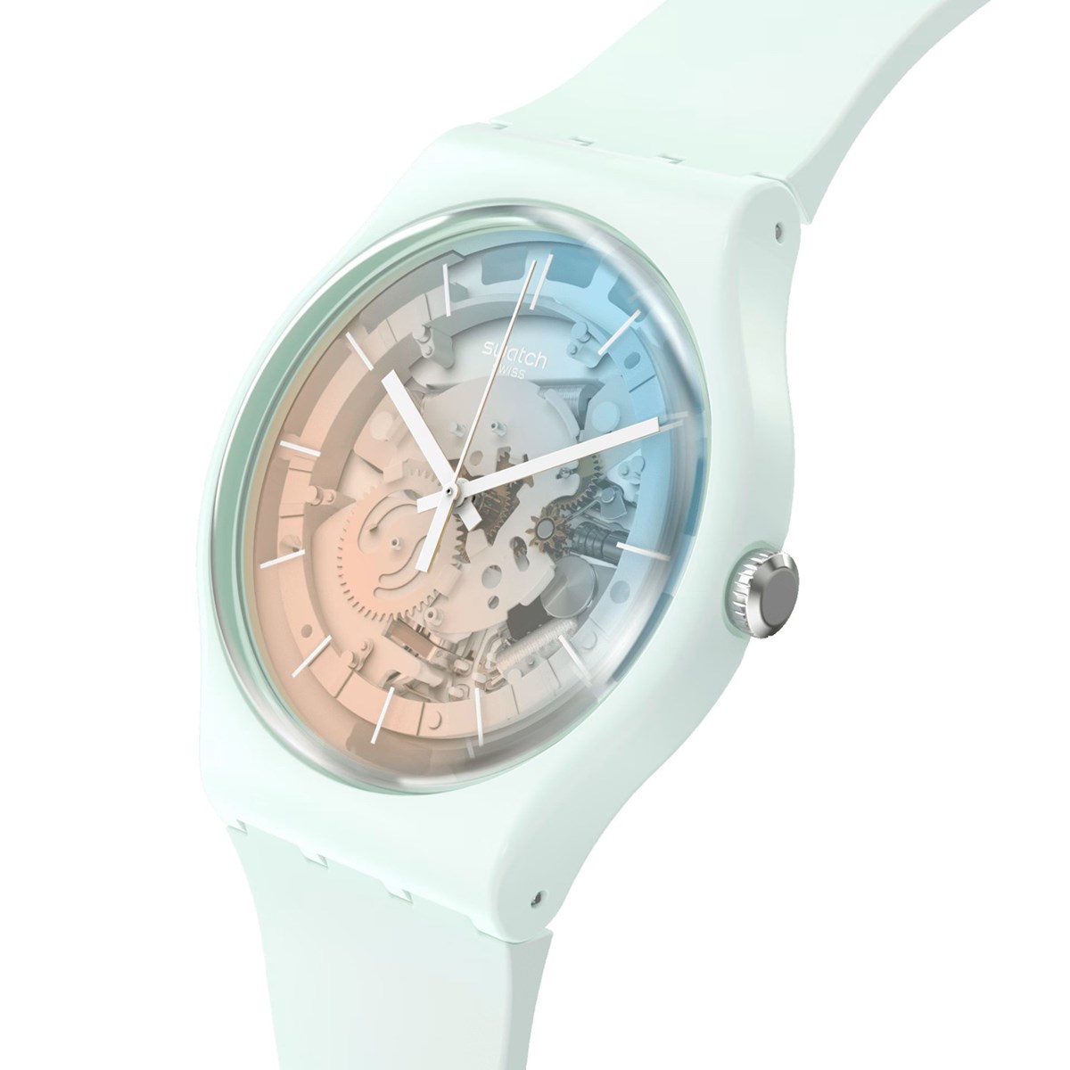 Montre femme Swatch Fleetingly Iceblue