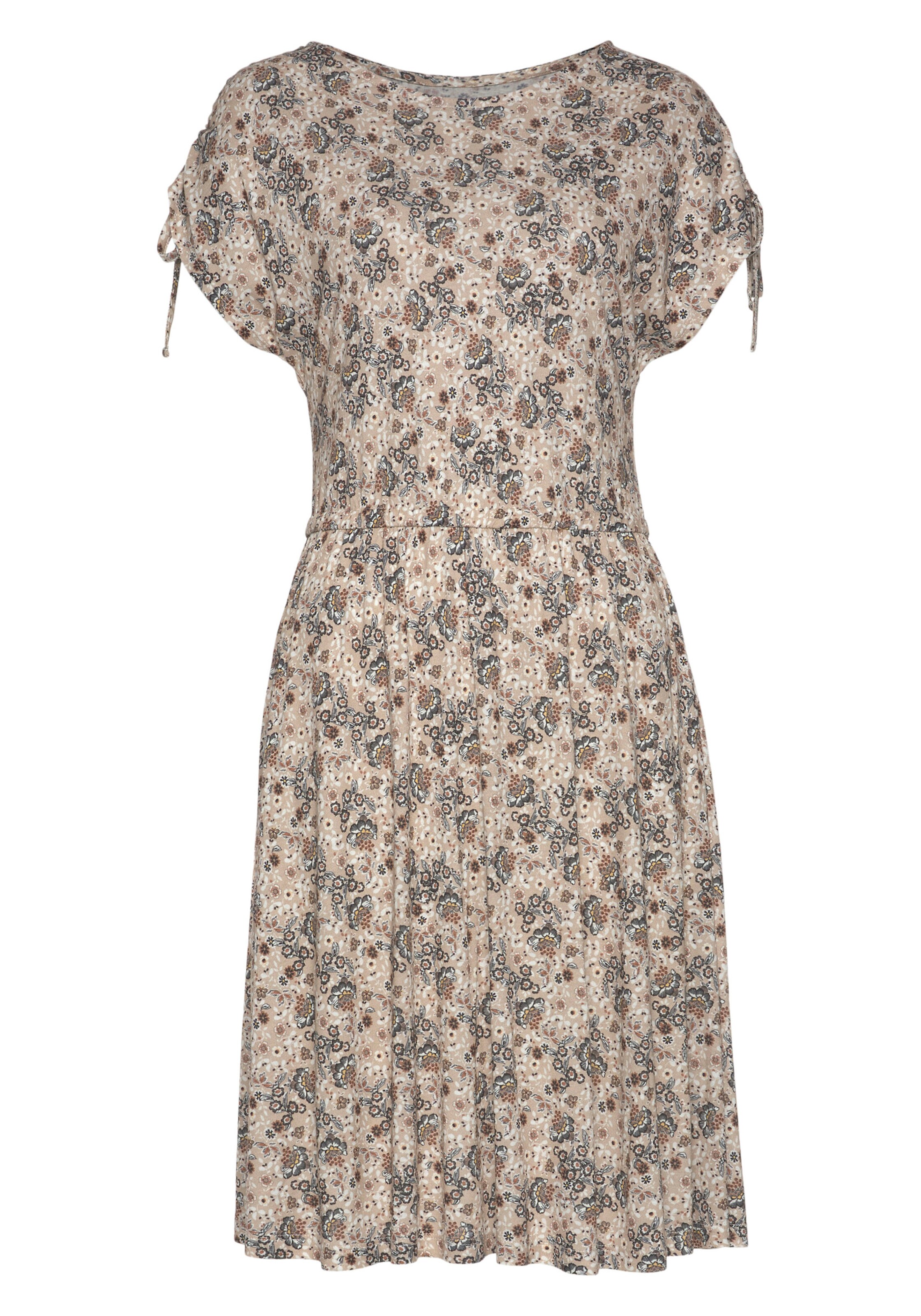 Vivance Jerseykleid in beige-bedruckt