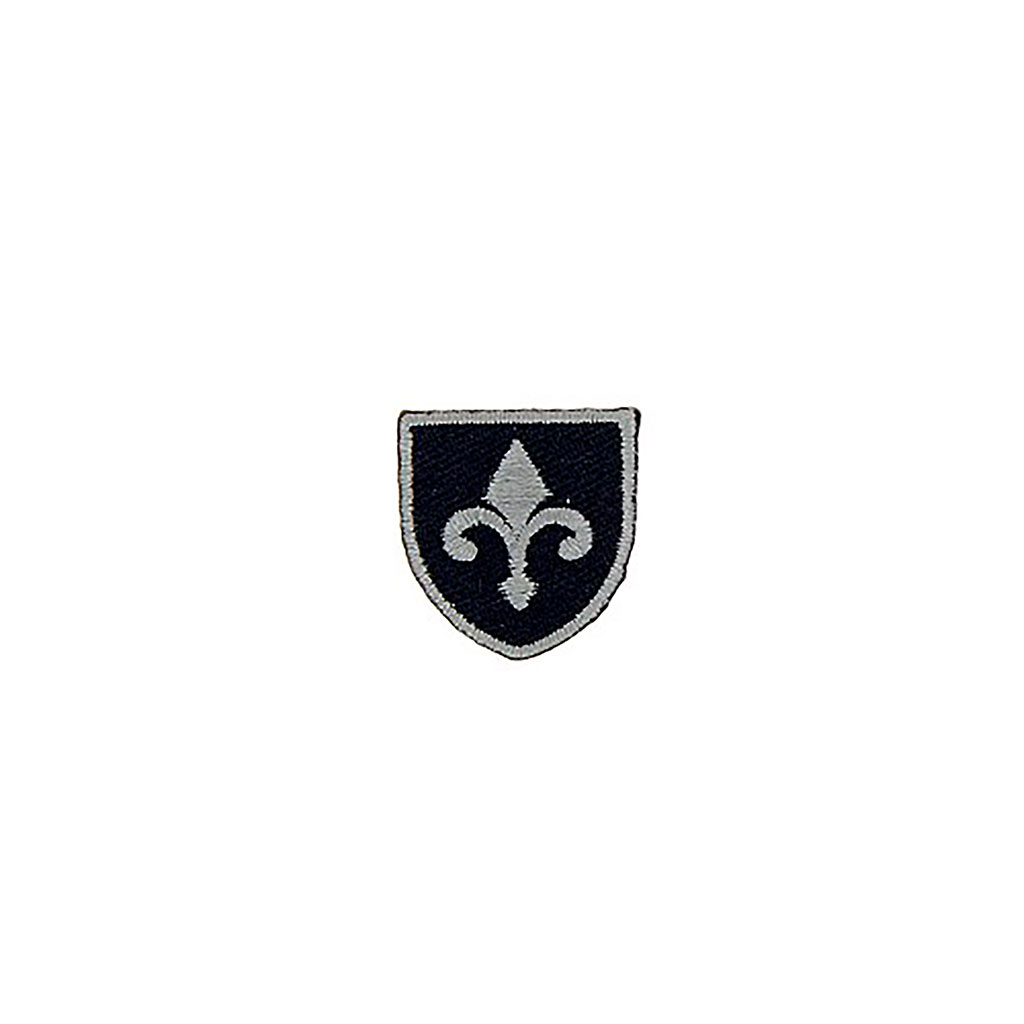 Ecusson thermocollant drapeau fleur de lys