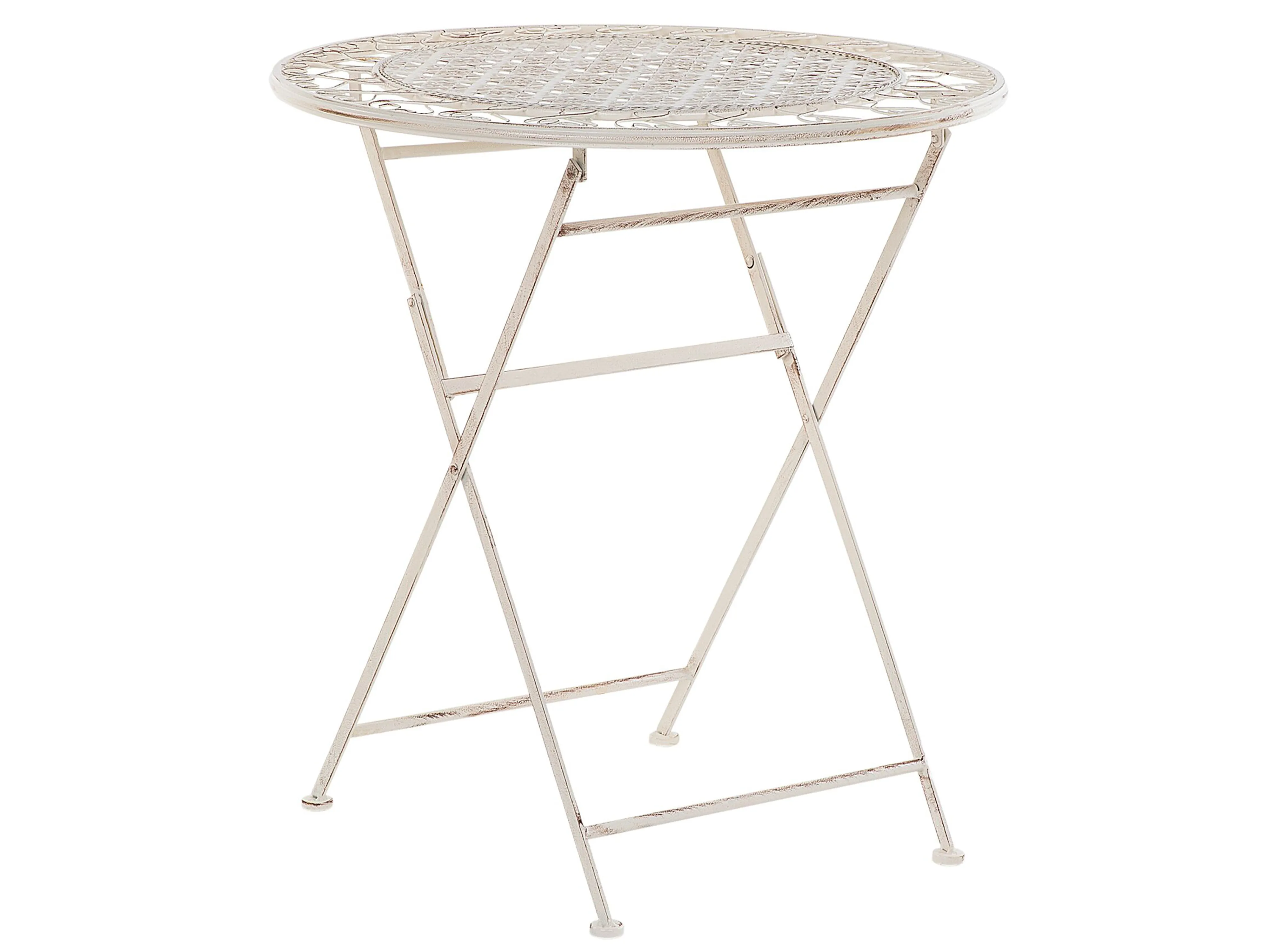 Bistroset inklapbaar TRIESTE Metaal Lichtbeige