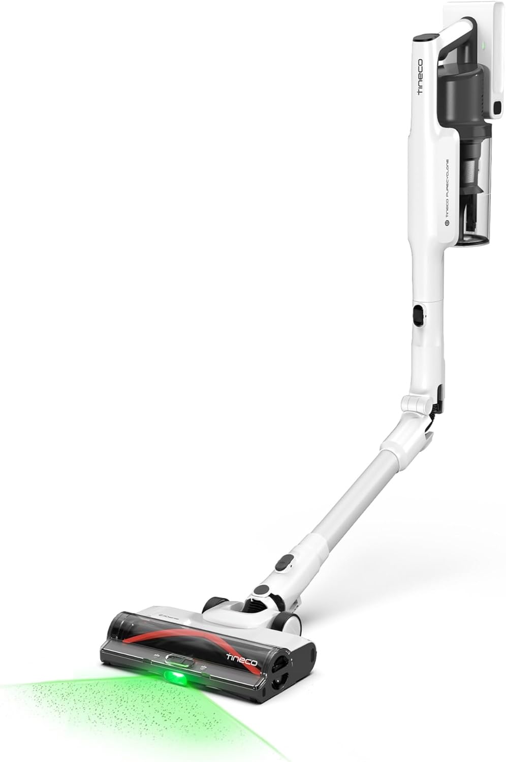 Tineco Pure ONE A50S Plus Kabelloser Akku Stabstaubsauger, Flex Akkusauger 70 Min., 3DSense Power Bürste, PureCyclone Technol. 1L Staubbehälter, 185W Saugleistung für groben Schmuze & Tierhaare