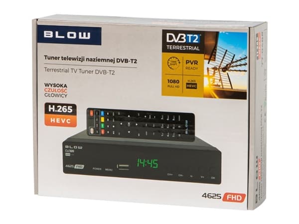 Blow TV-mottaker DVB-T2 4625FHD H.265