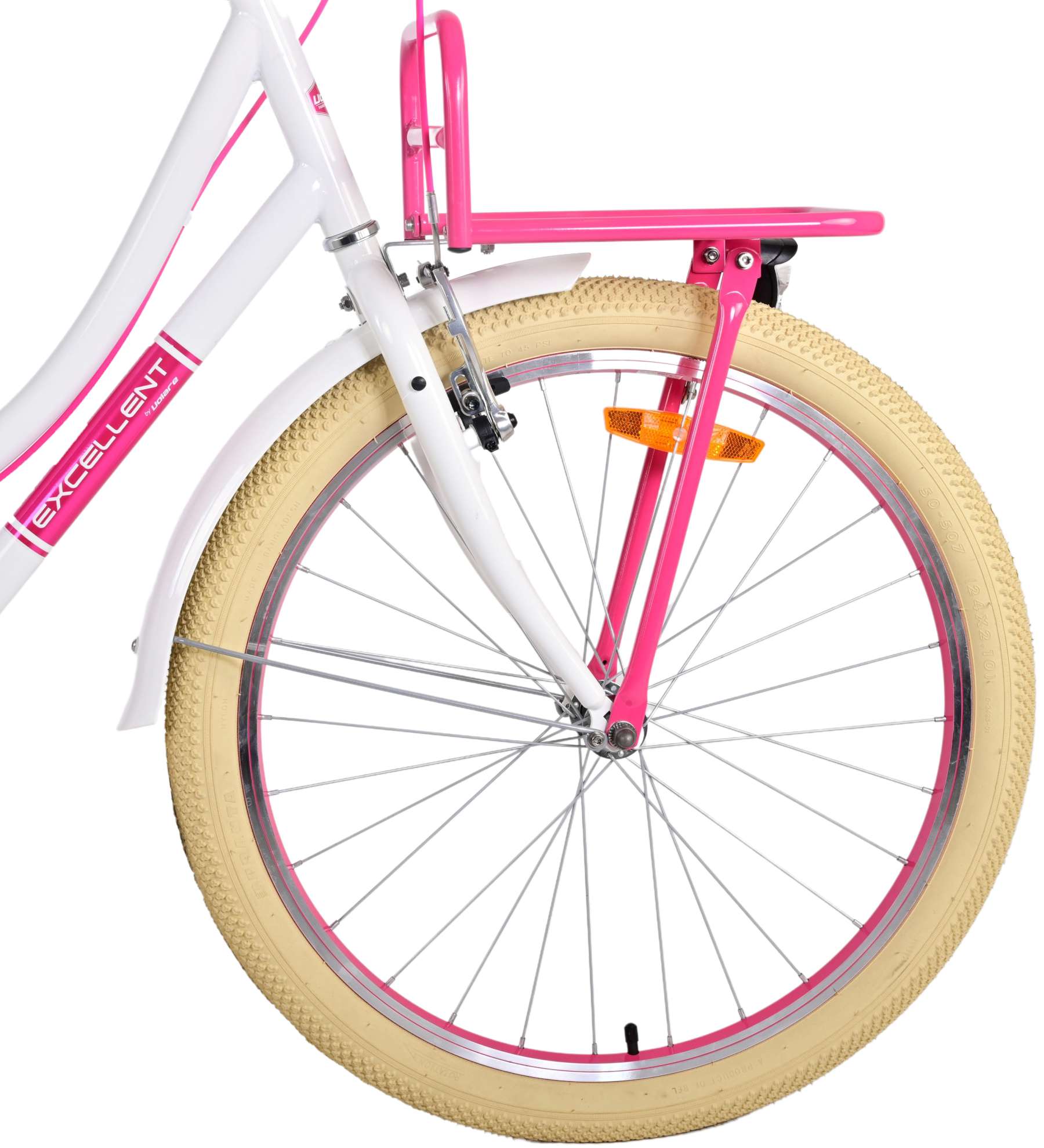 TPFSports Excellent Kinderfahrrad - Mädchen - 24 Zoll - Rücktritt + Handbremse - Grün