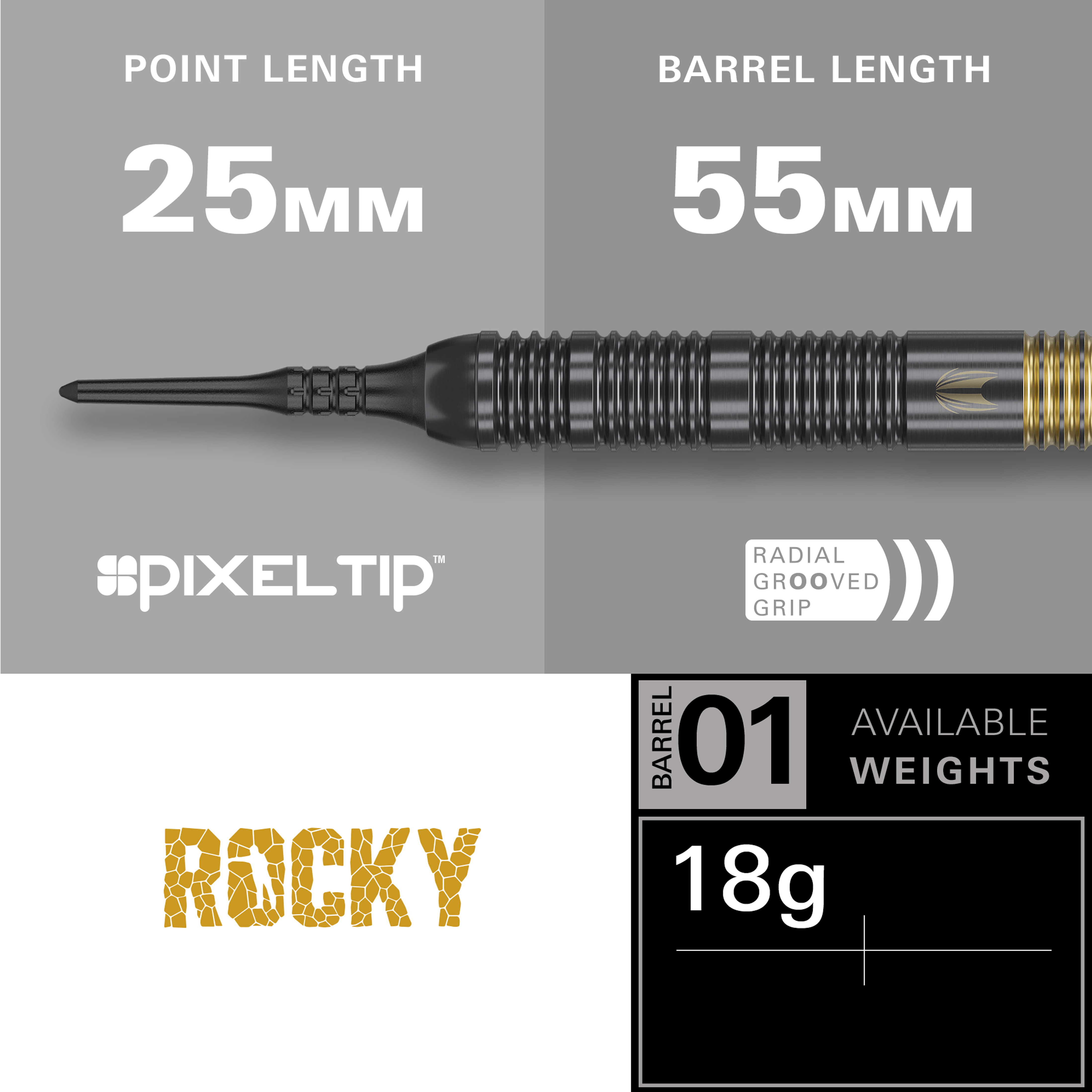 Target - Josh Rock Brass - Softdart