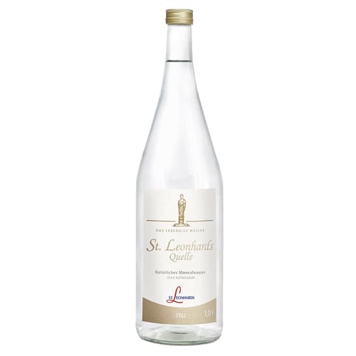 St. Leonhardsquelle Mineralwasser Still Kiste 6x1,0 l Glas (MEHRWEG)