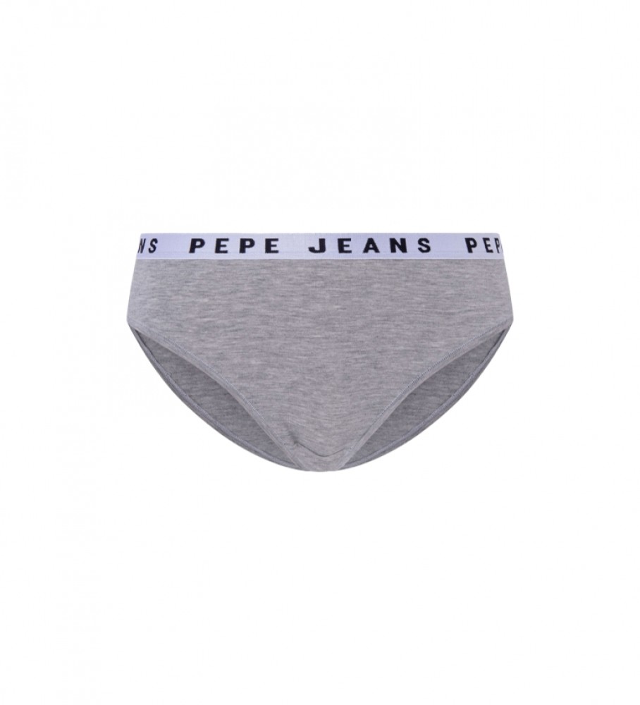 Cuecas Pepe Jeans com Logo Cinza