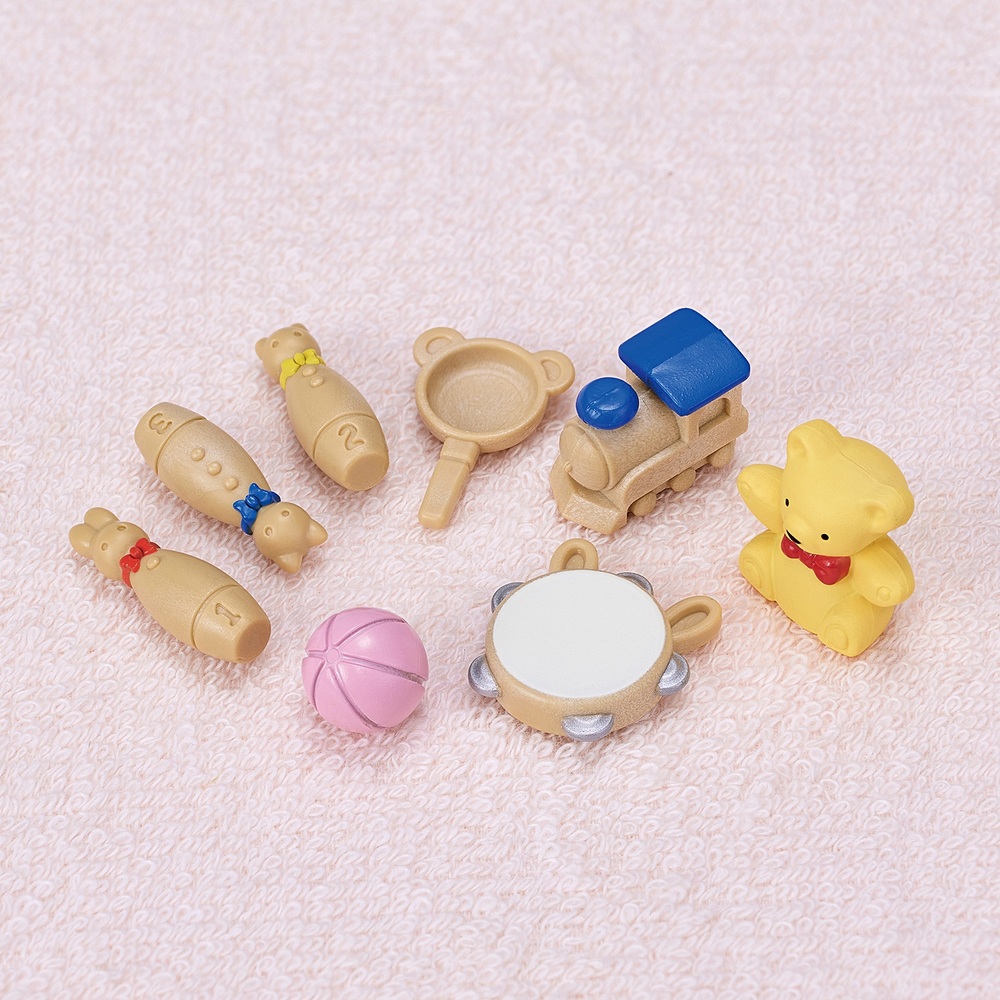 Sylvanian Families Spielzeugkiste Schneehase & Panda-Babys