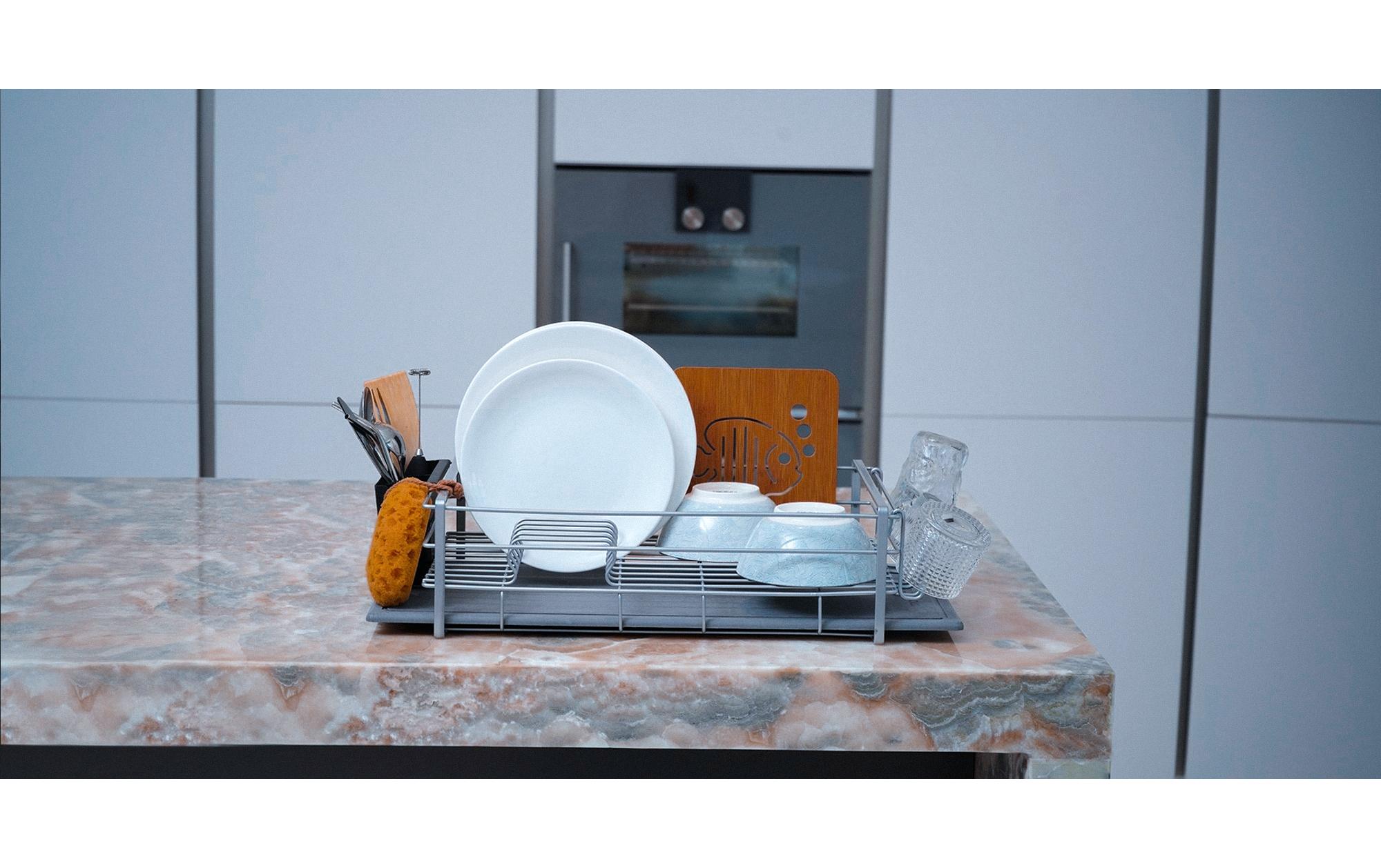 Abtropfgestell Framma Hellgrau/Silber<br>Abtropfgitter