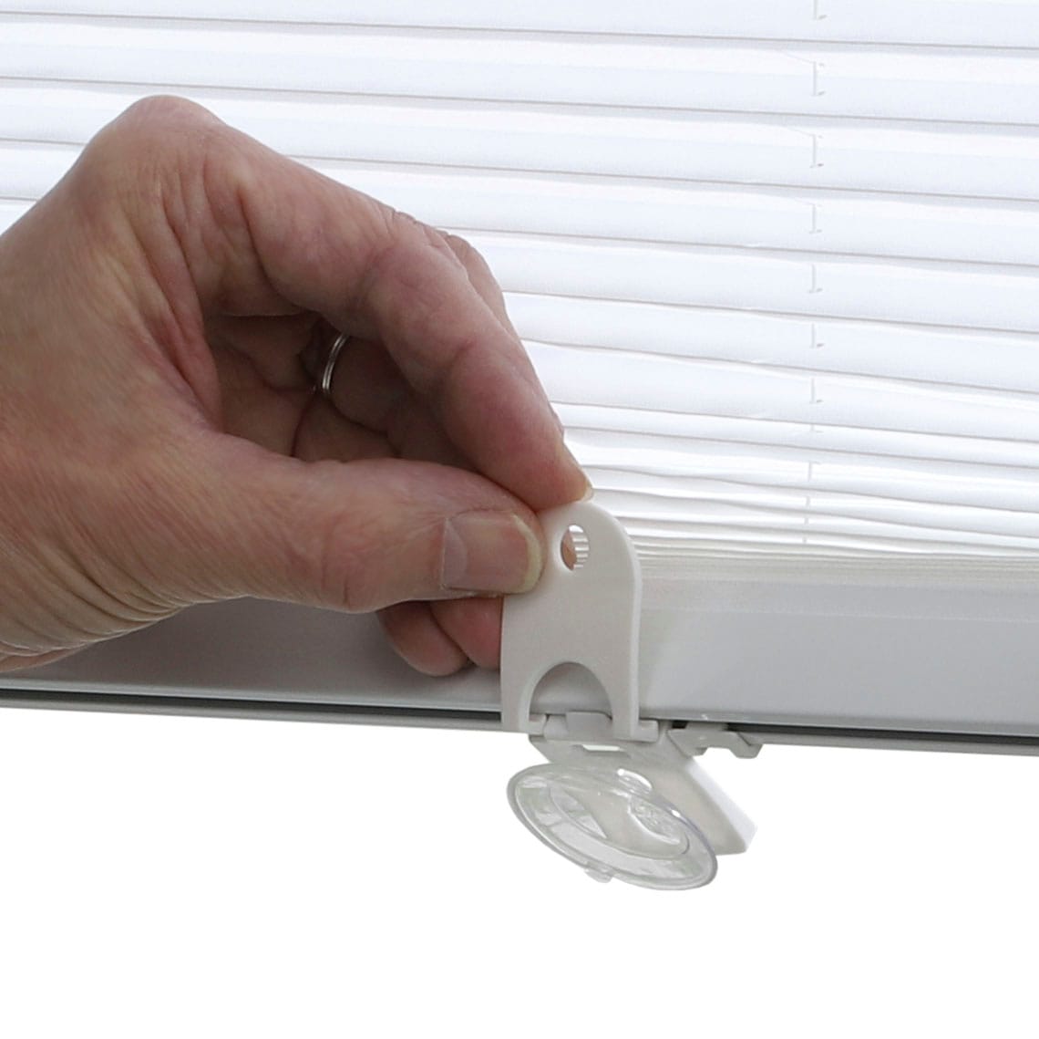GARDINIA Dachfensterplissee blickdicht ohne Bohren passend für Velux Dachfenster, in Crush-Optik