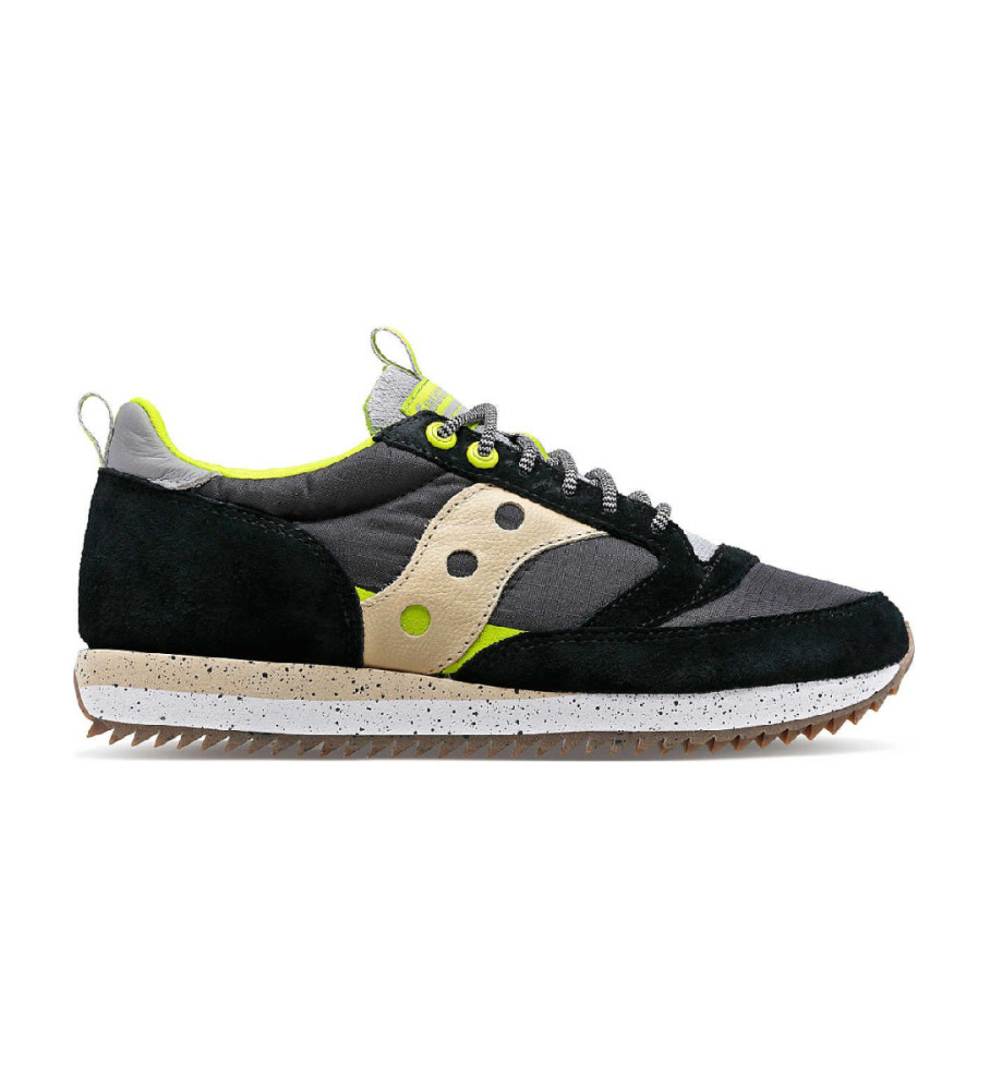 Tênis Saucony Jazz 81 de couro, preto