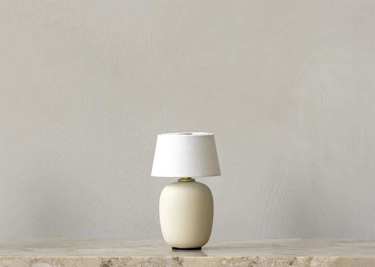 Audo Copenhagen Torso Table Lamp Portable Beige