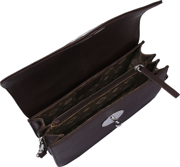 ADAX Ravenna shoulder bag Anika Mørkebrun