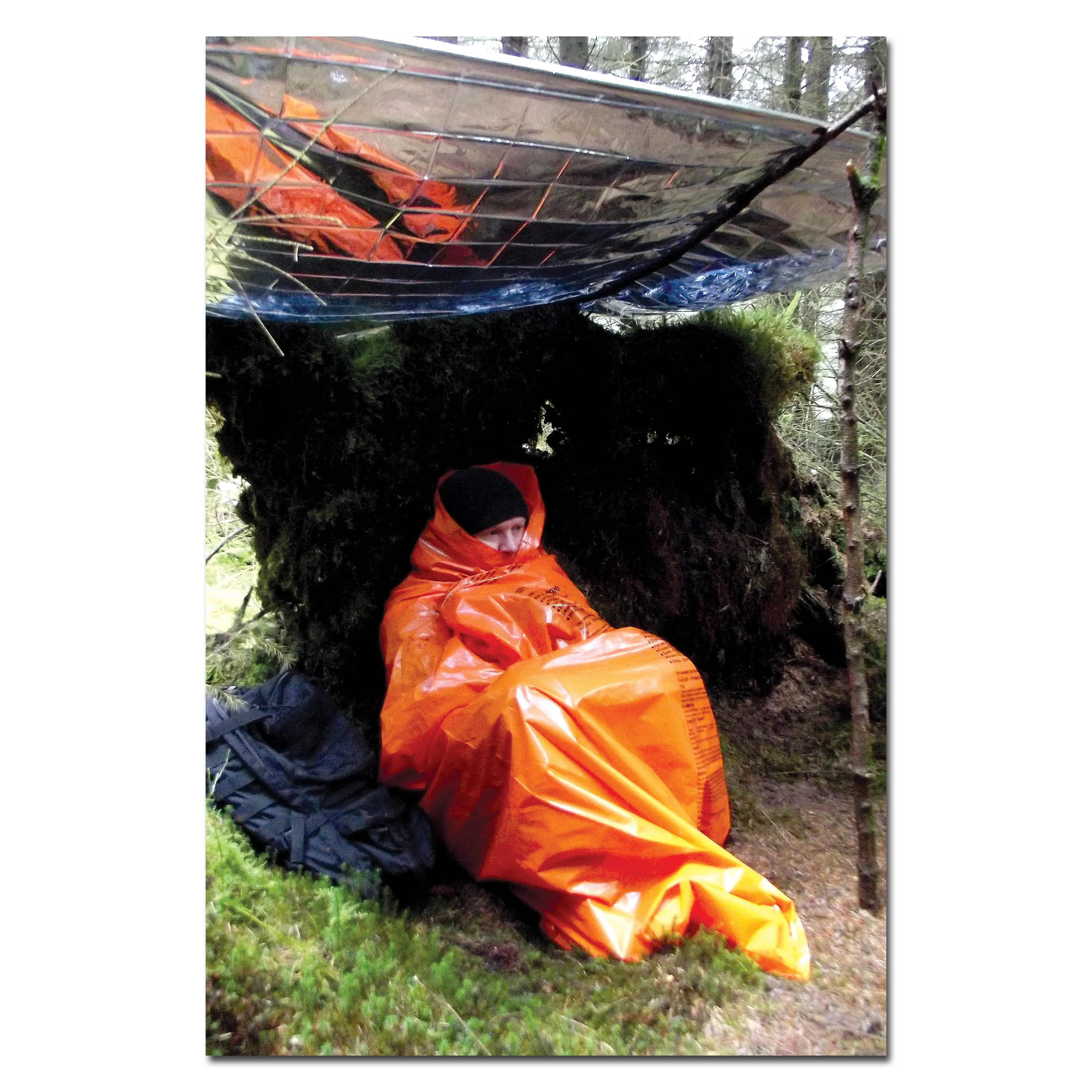 BCB -  BCB Bedruckter Survival-Sack orange