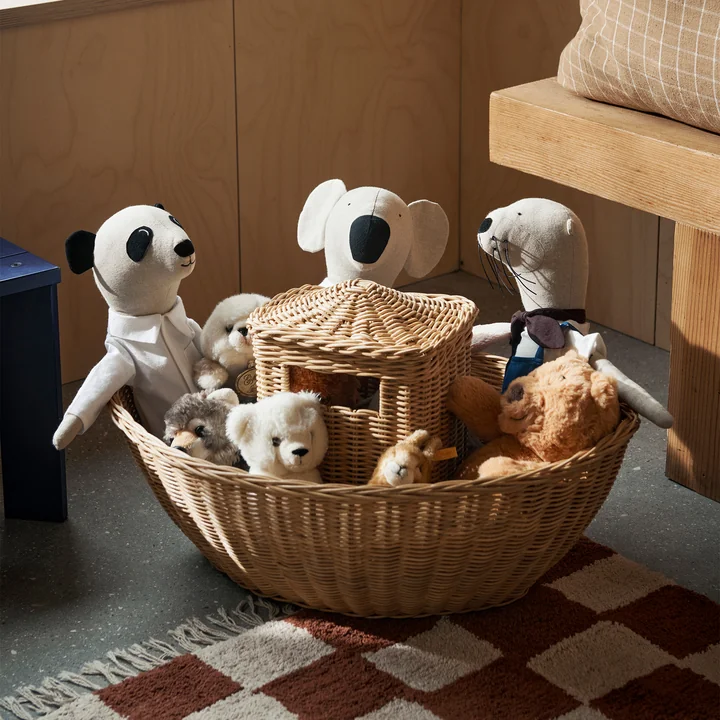 Ferm Living - Arche Spielzeug, Rattan natur
