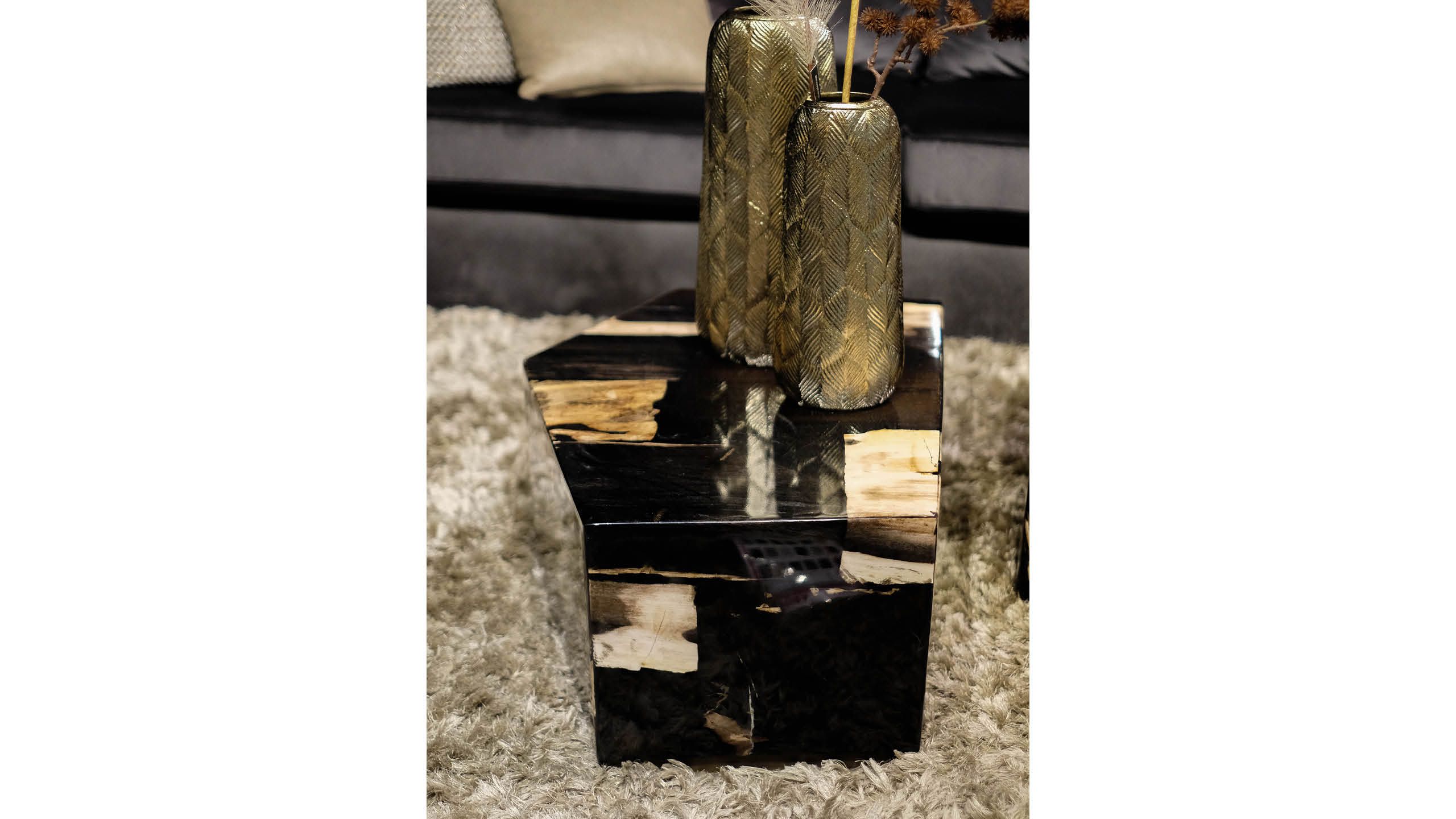 Salontafel Petrified Wood Medium 706818 Rayn B53 x D66 x H35 cm