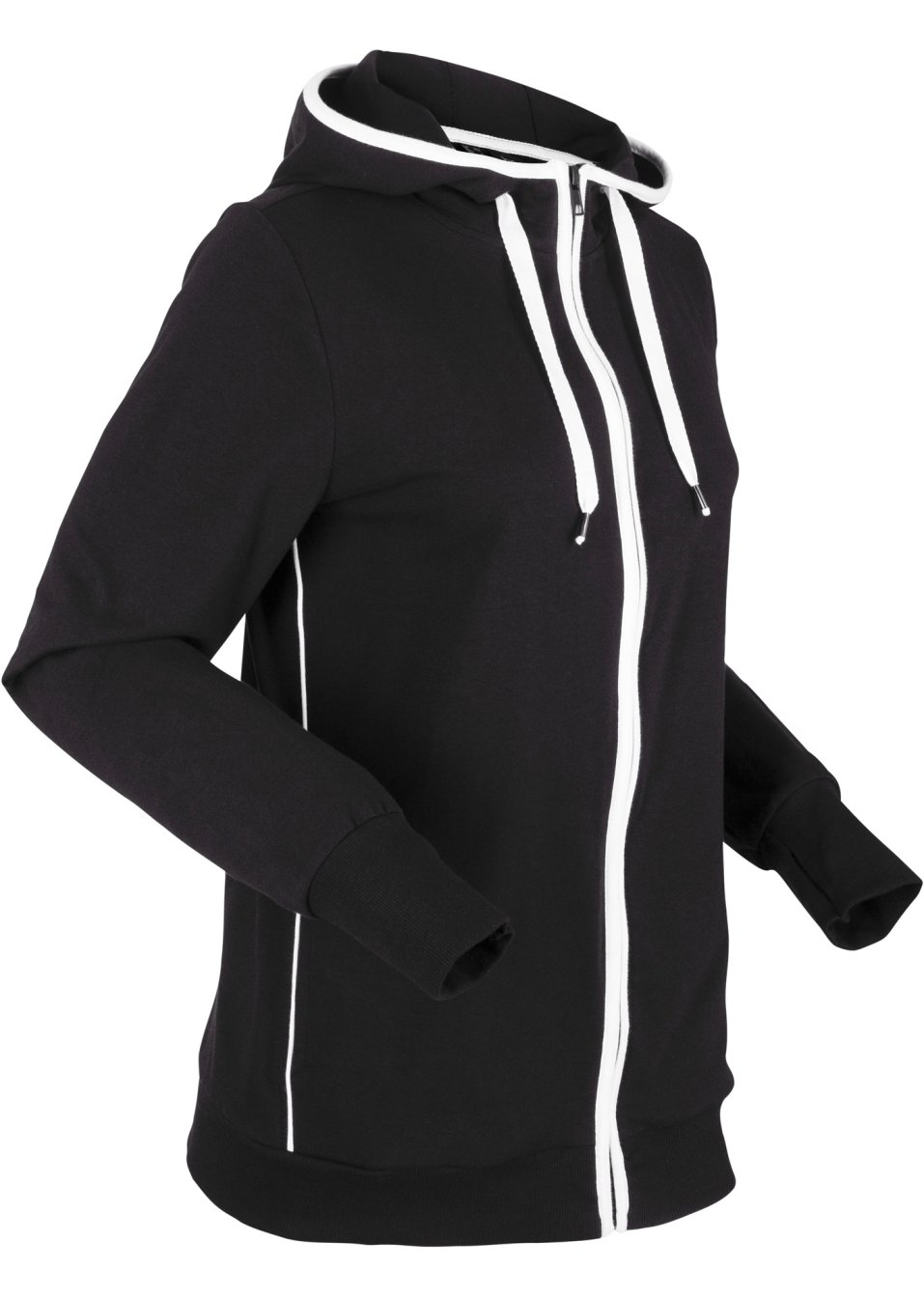 Veste sweat extensible en coton