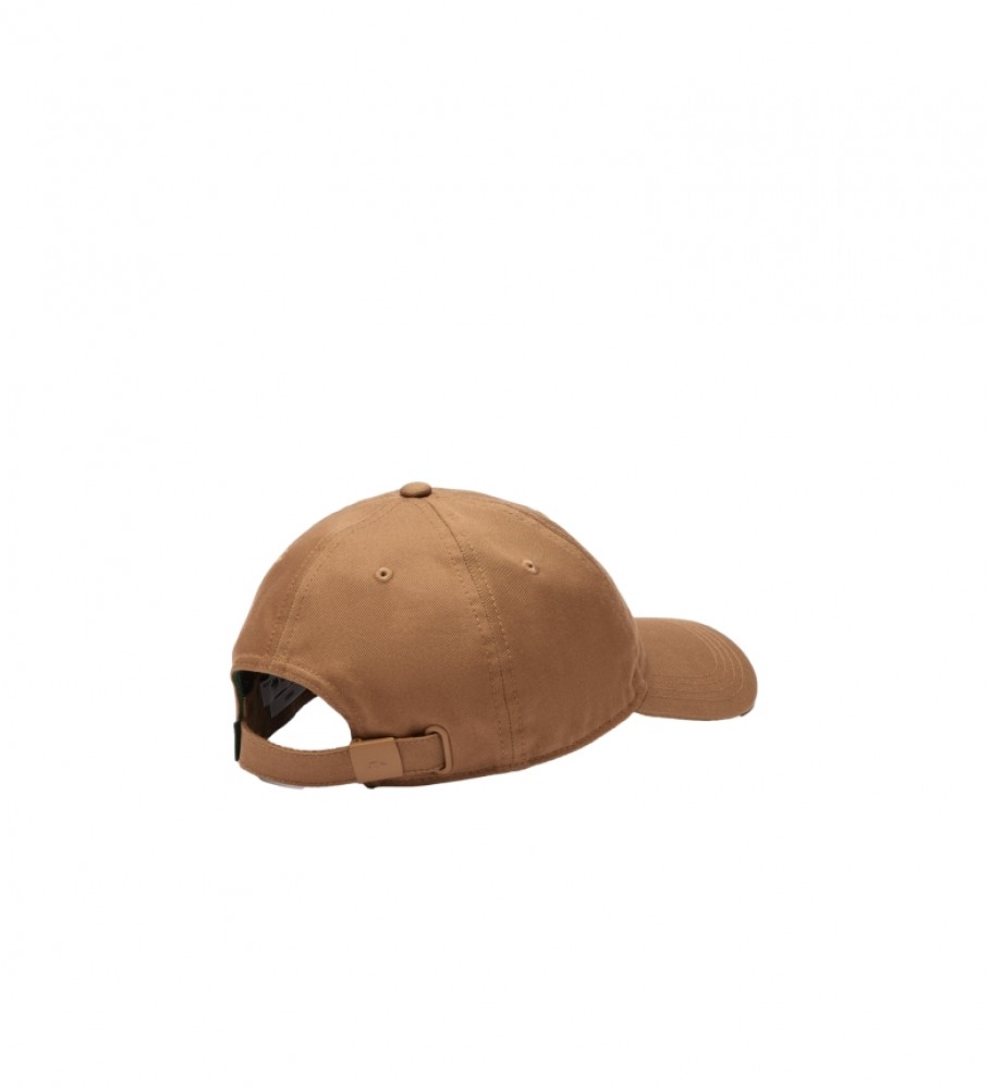 Boné marrom unissex Lacoste