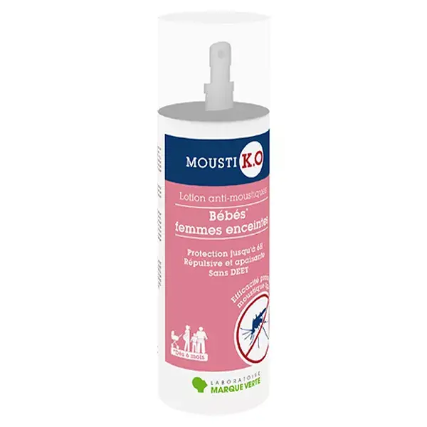 Loção Repelente MOUSTI KO para Bebês e Gestantes - Tamanho Família 250ml