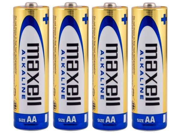 Maxell AA Batterier, 4 stk