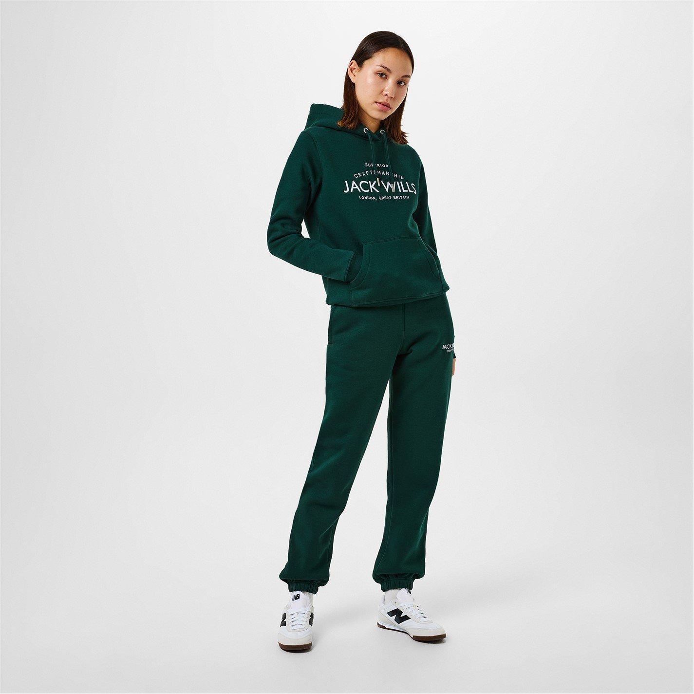 Jack Wills JW Hunston Graphic Logo Hoodie