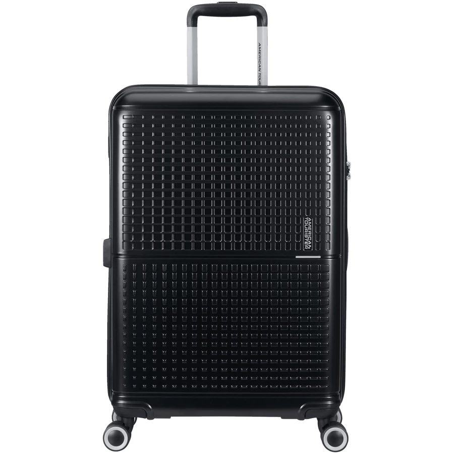 American Tourister Geopop - 4-Rollen-Trolley 67 cm shadow black