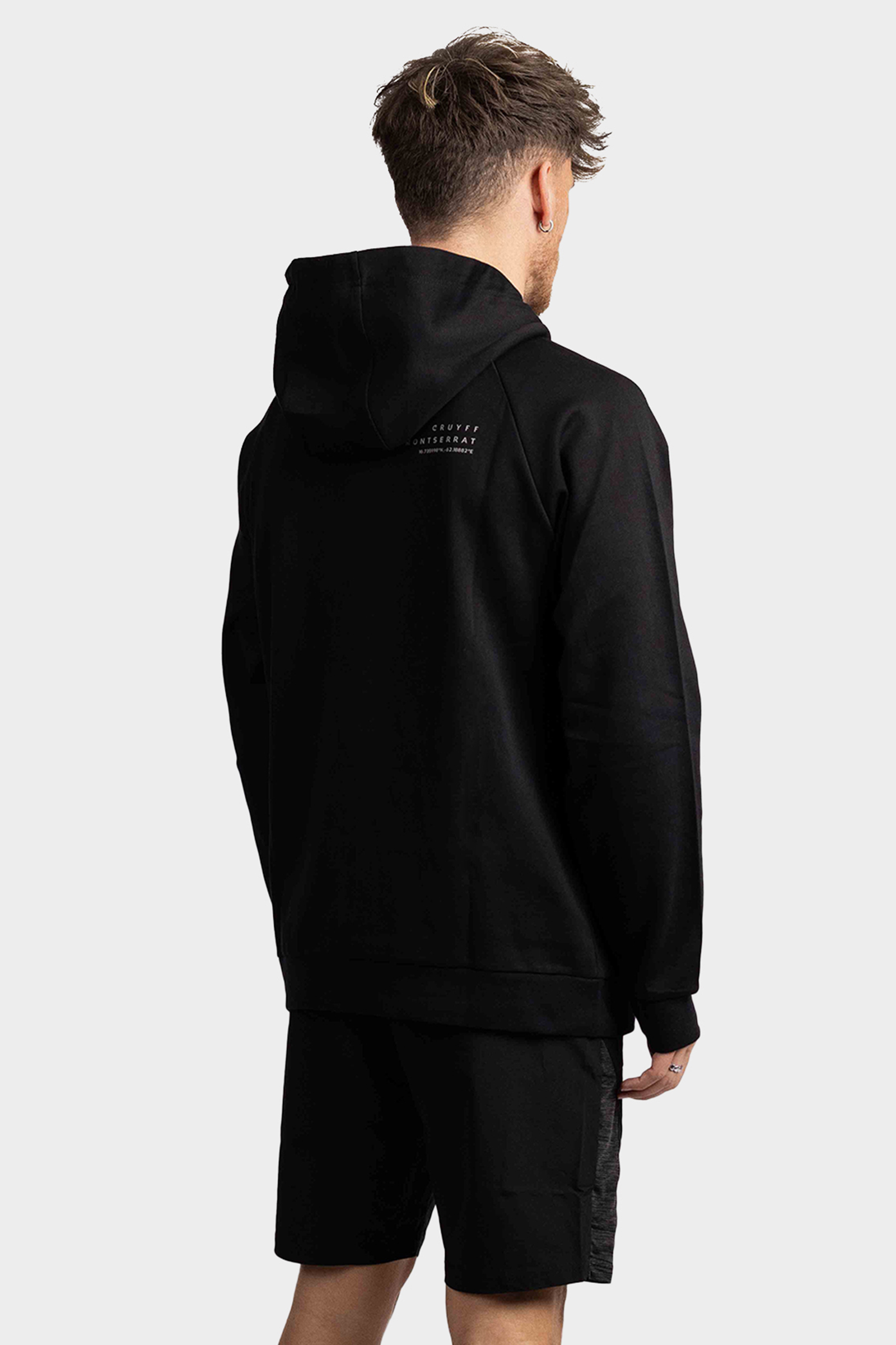 Cruyff Montserrat Mantel Hoodie Heren Zwart