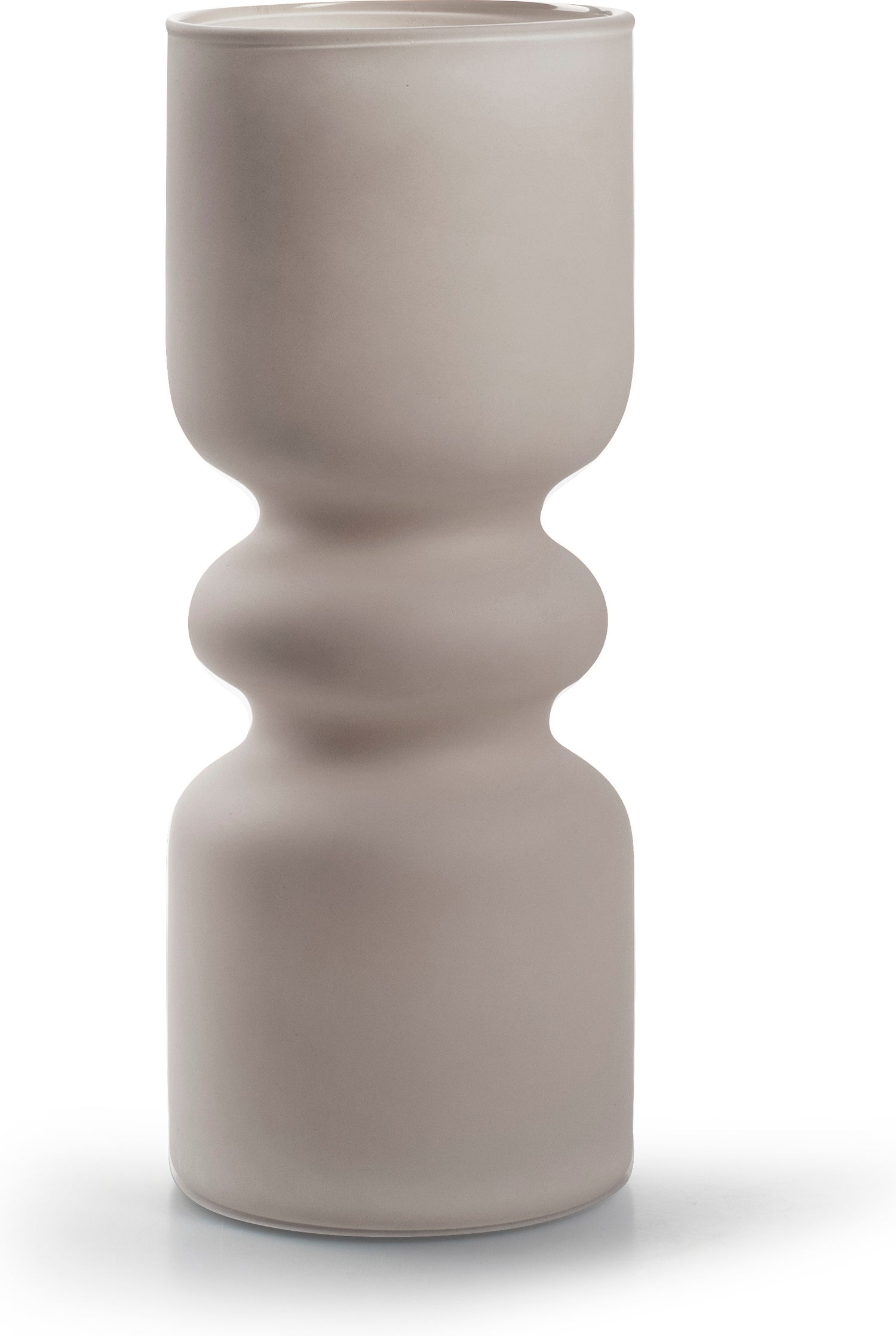 Jodeco vaas Funny grijs D 10 H 25 cm