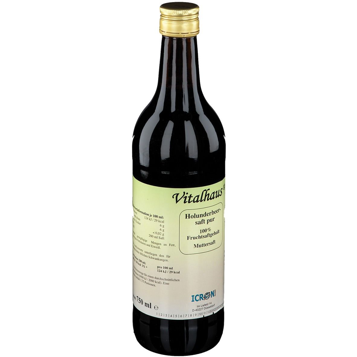 Vitalhaus® Holunderbeer-Saft pur