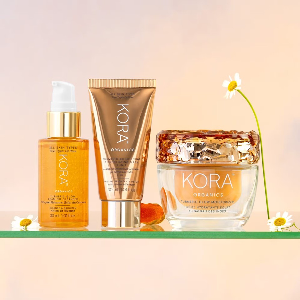 KORA Organics - Turmeric Brightening Trio Gaveæske