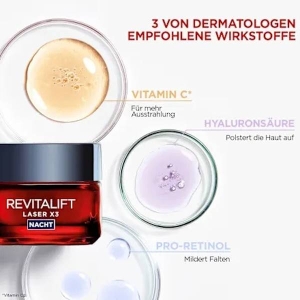 L'Oreal Paris Revitalift Laser X3 Nachtpflege, 50 ml