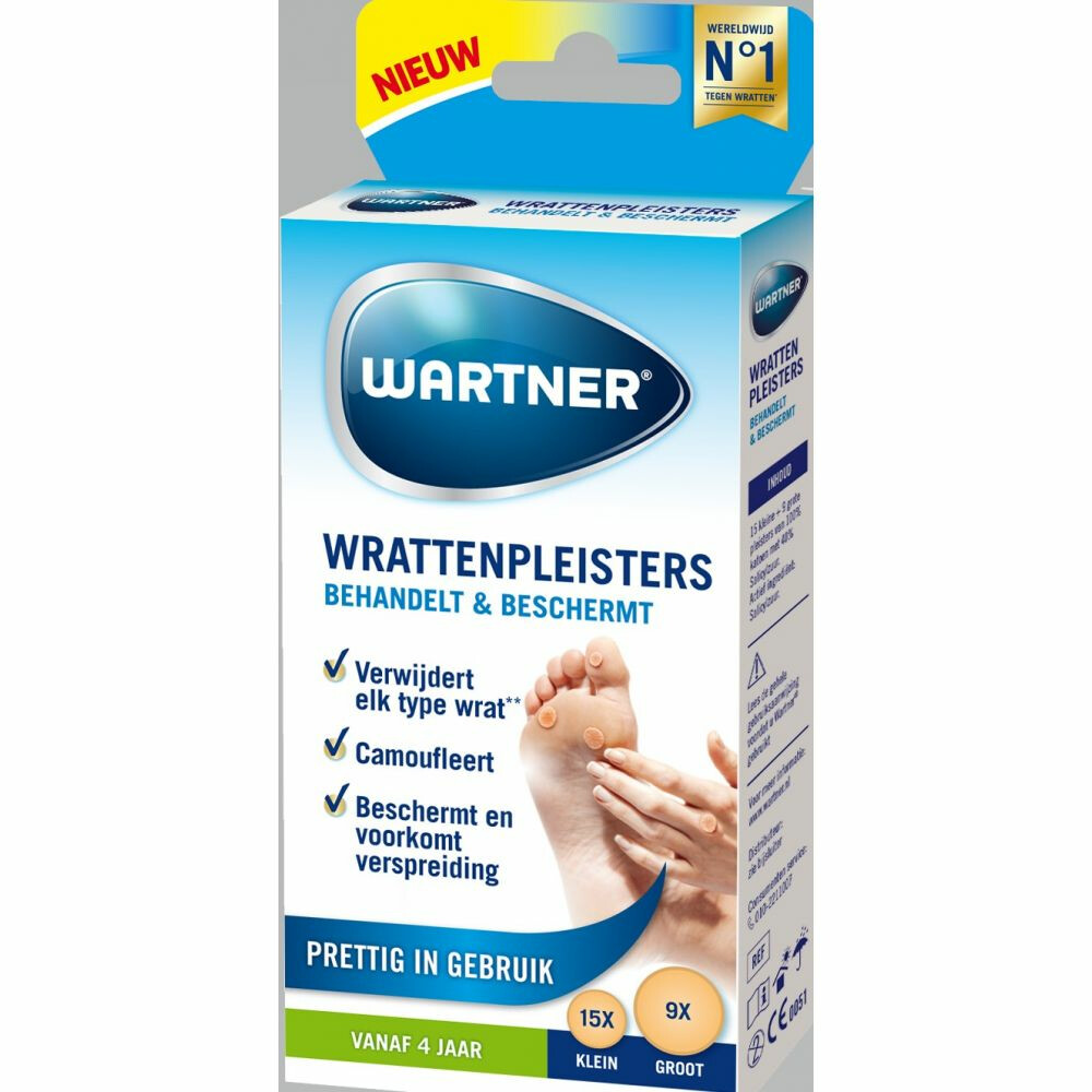 Wartner Wrattenpleister 24 stuks