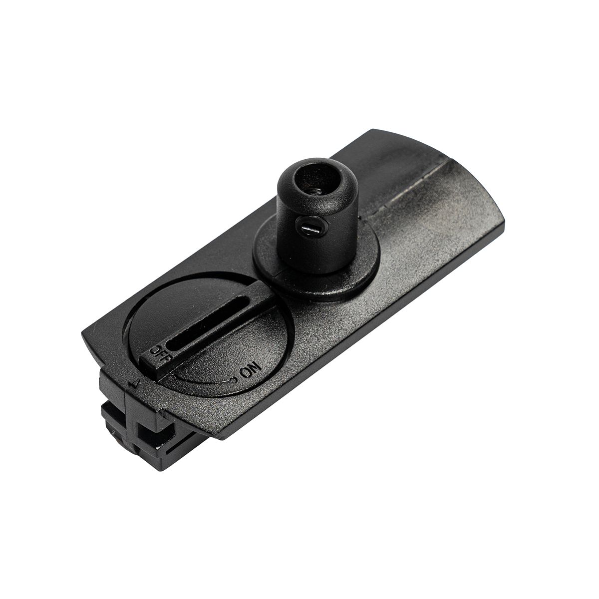 Design hanglamp donkerbrons incl. rail adapter 1-fase - Iconic Tubo