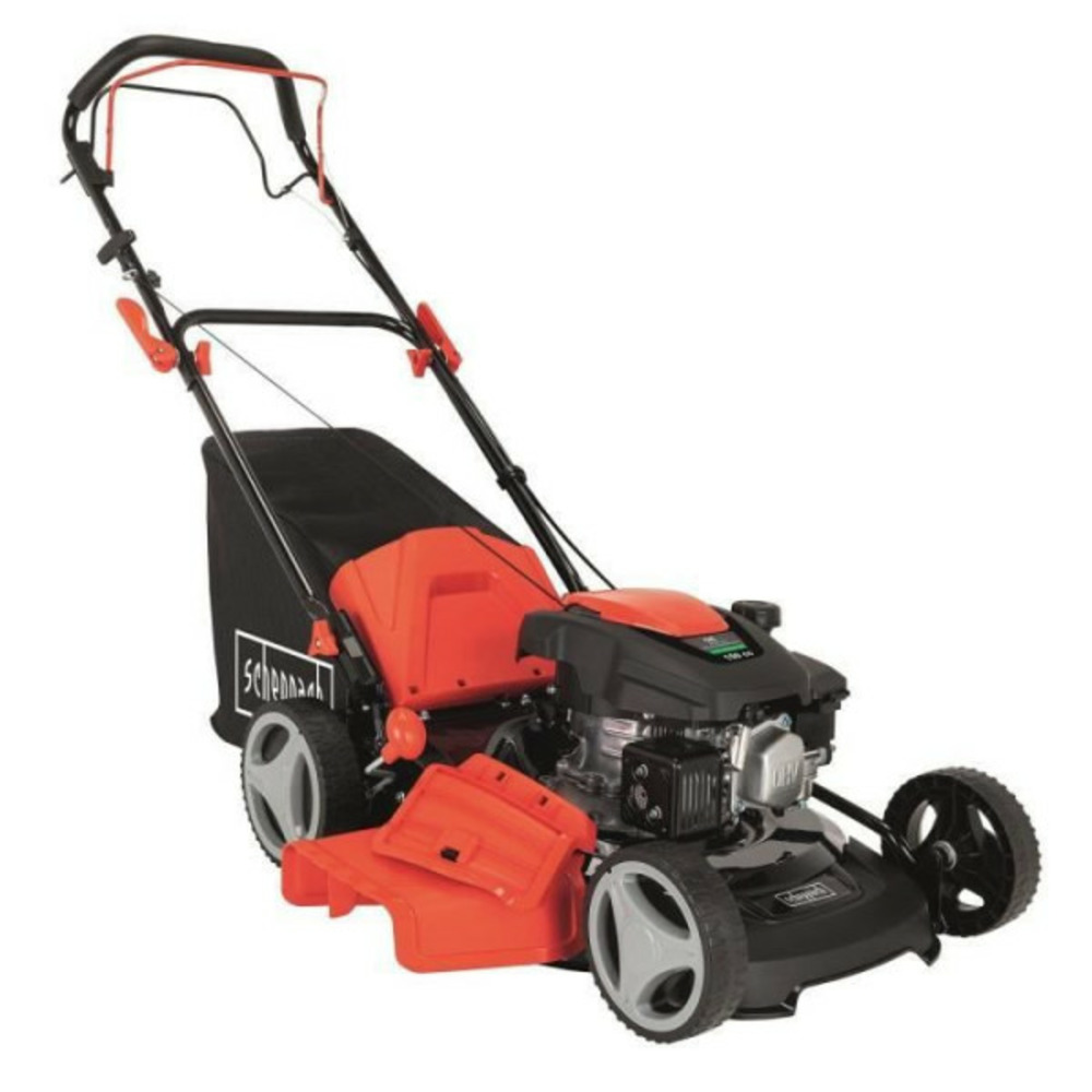 Tondeuse a gazon thermique autotractée ms161-46 - 46 cm de coupe - 150 cc - scheppach