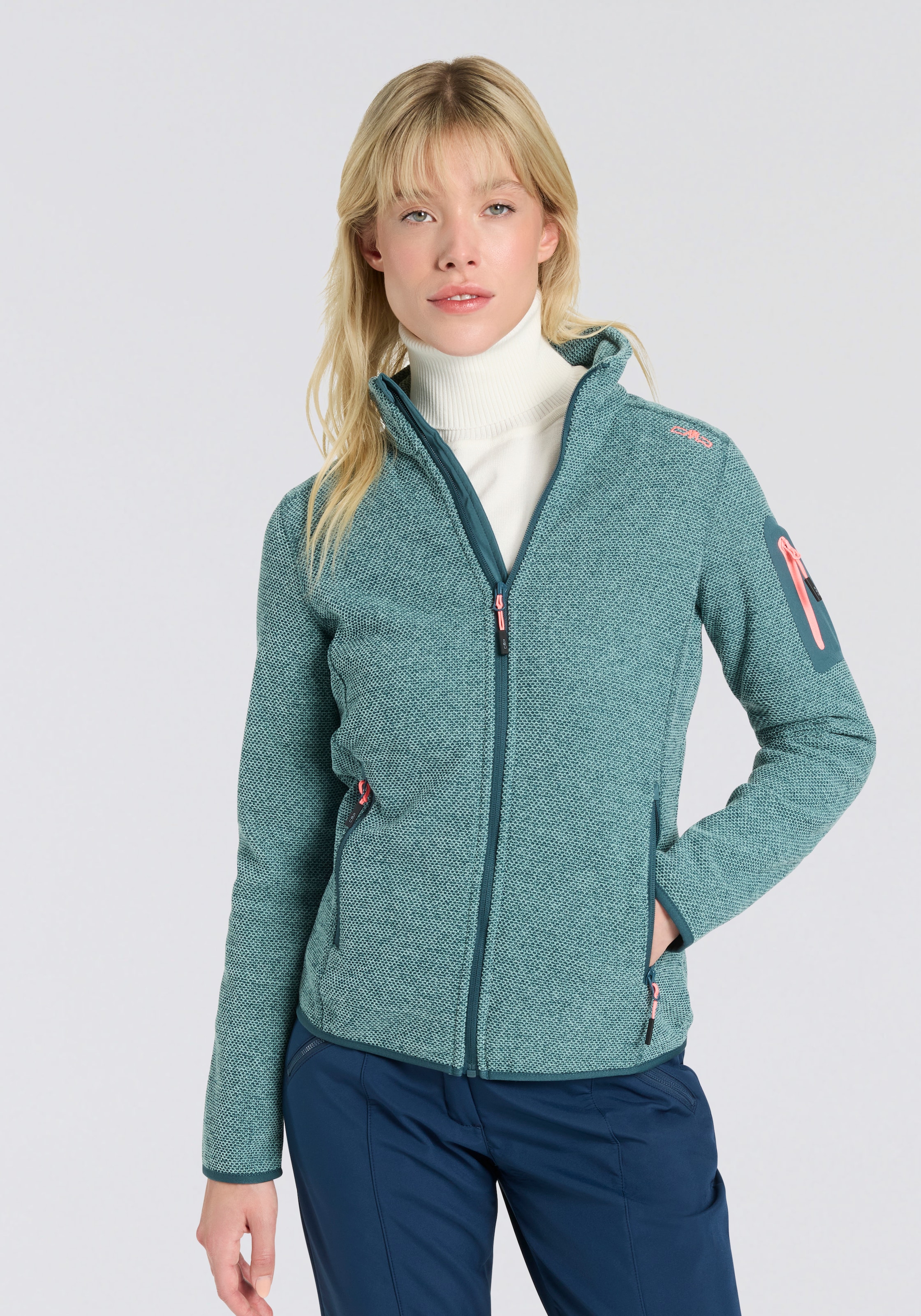 CMP Strickfleecejacke 1 Stk. tlg. Wärmeisolierend & Schnell trocknend & Atmungsaktiv