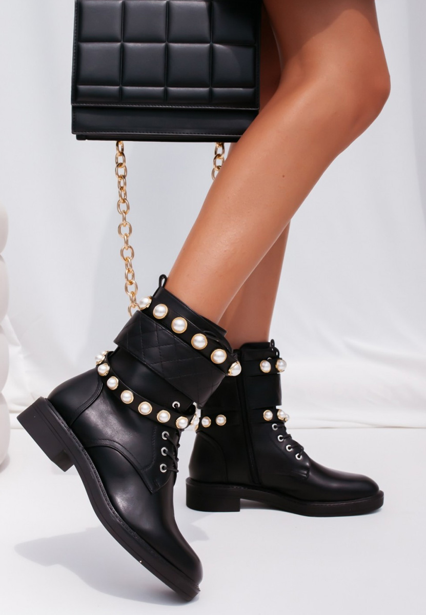 Boots femme noires Mergana V2