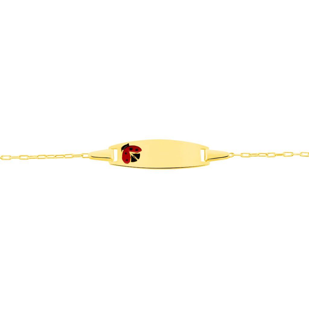 Bracelet Identité Gaspardine Maille Forçat Or Jaune