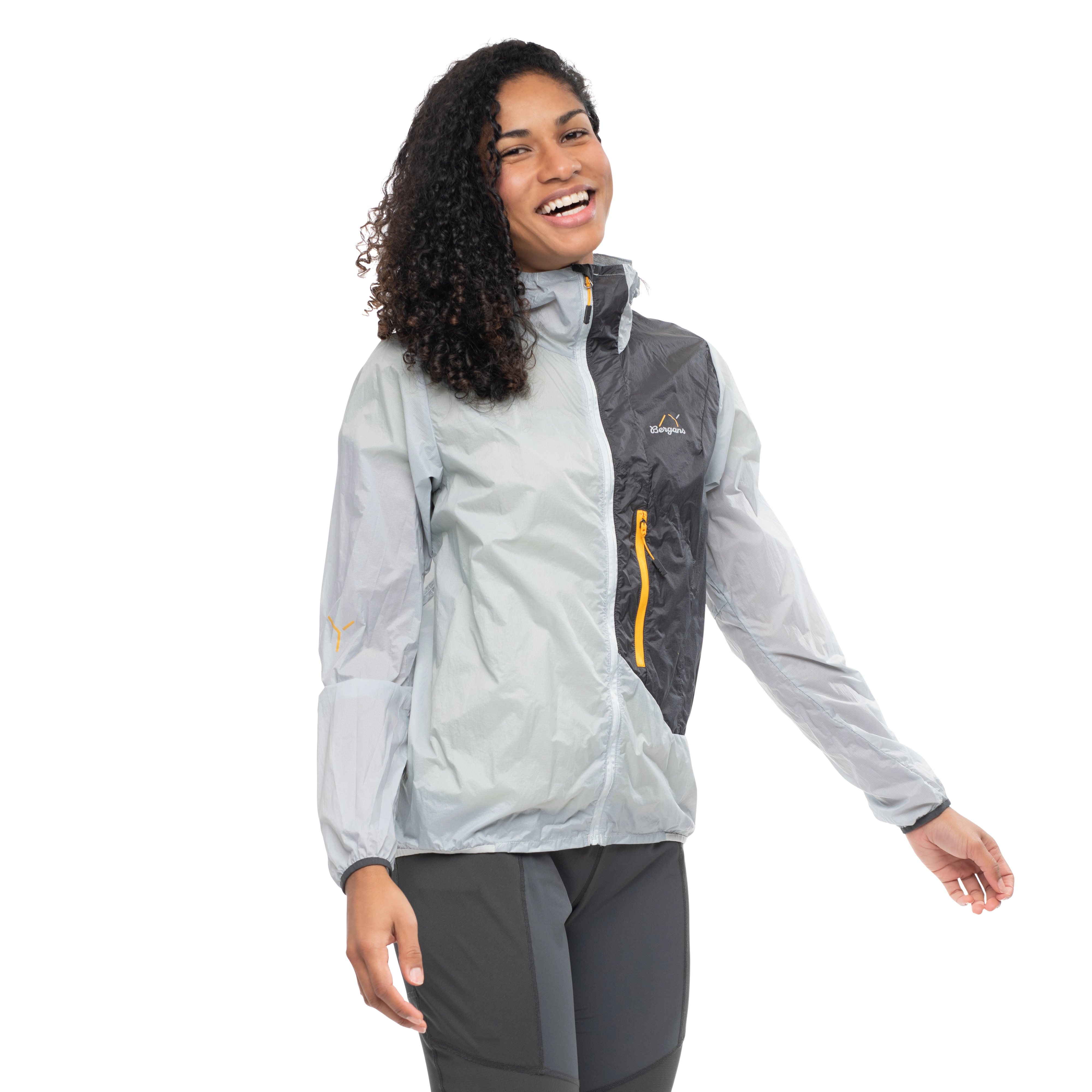 Y LightLine Pure Windbreaker Jacket Women Pearl Grey / Dark Shadow Grey