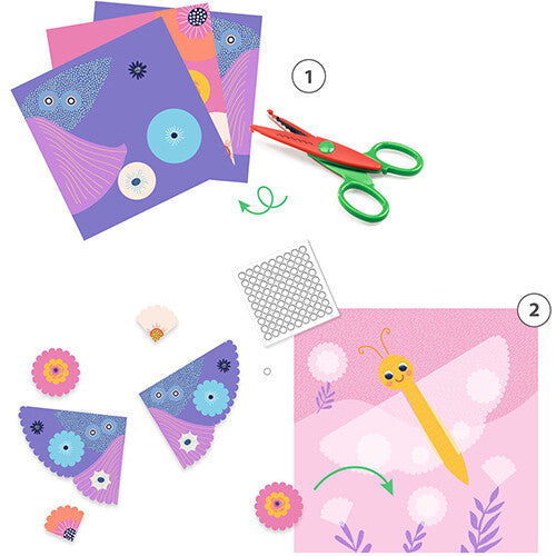 Djeco knutselset papierkunst met kartelrand