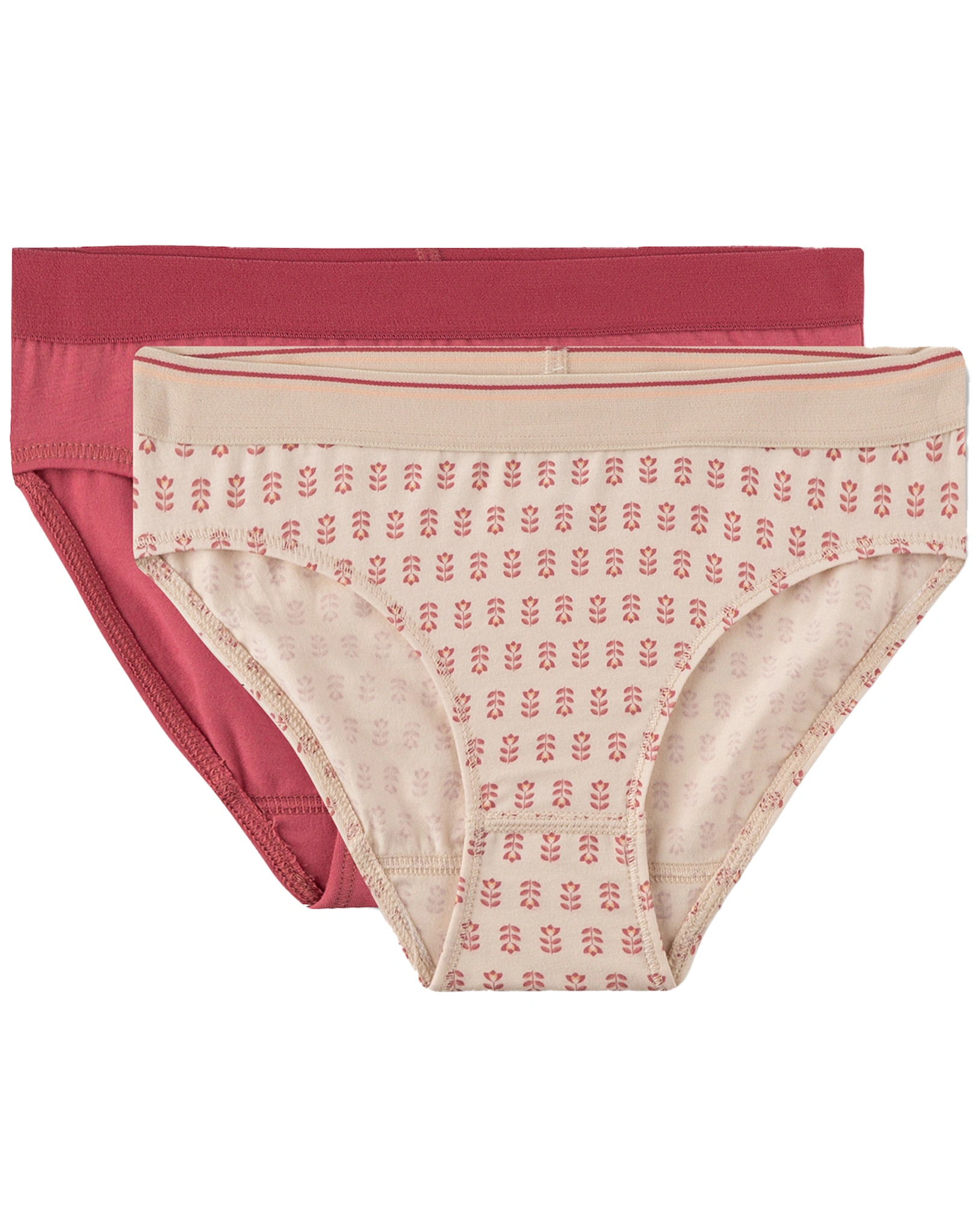 Slip RIO FLOWER PATTERN 2er Pack in rose