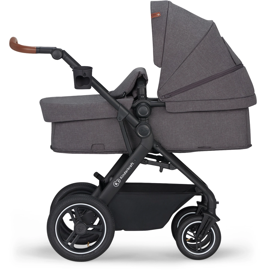 Kinderkraft Kinderwagen B Tour 3 in 1 Mink Pro Dark Grey