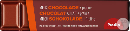 Prodia Bar Chocolat Au Lait Avec Praliné 20x35g