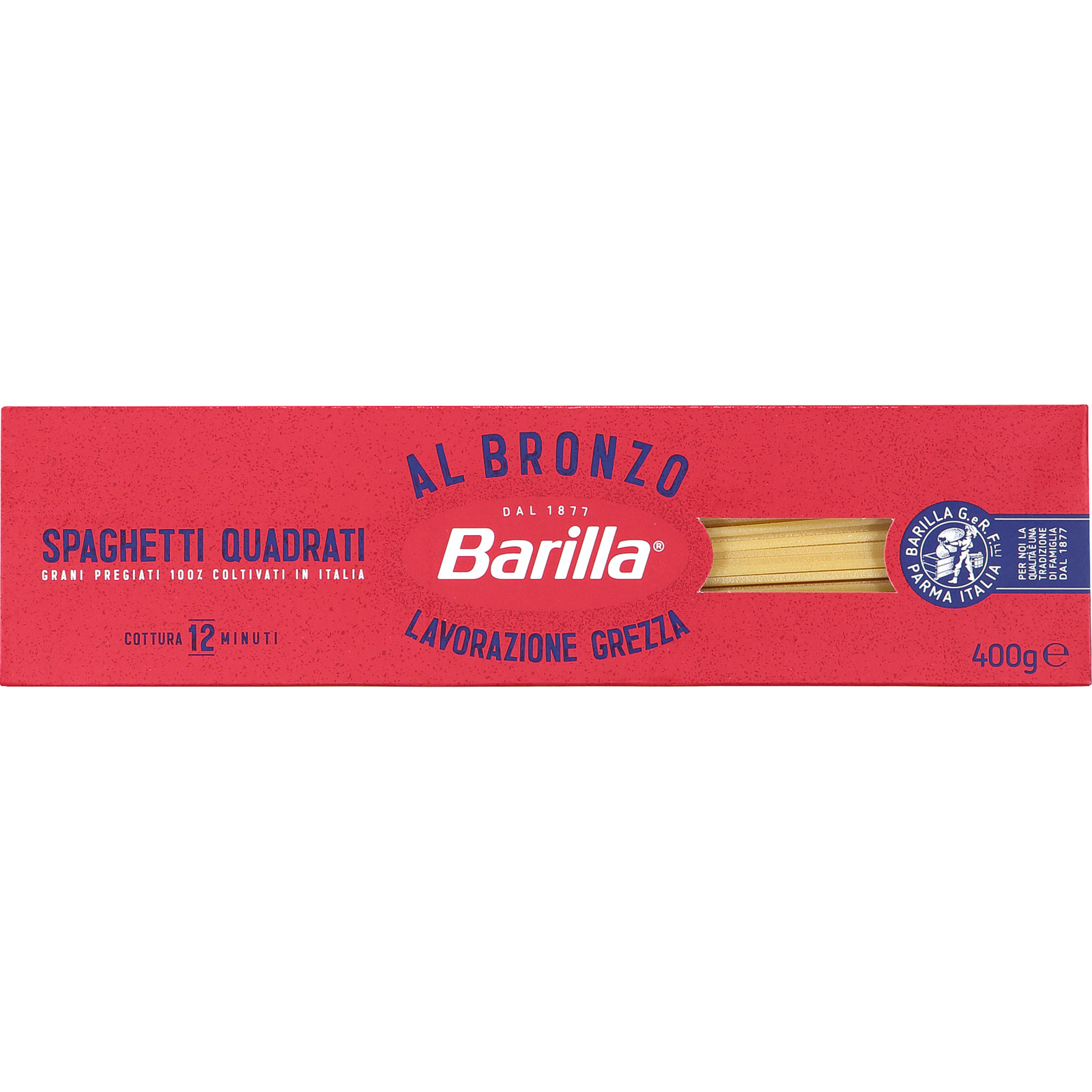Barilla alBronzo Spaghetti Quadrati 400g